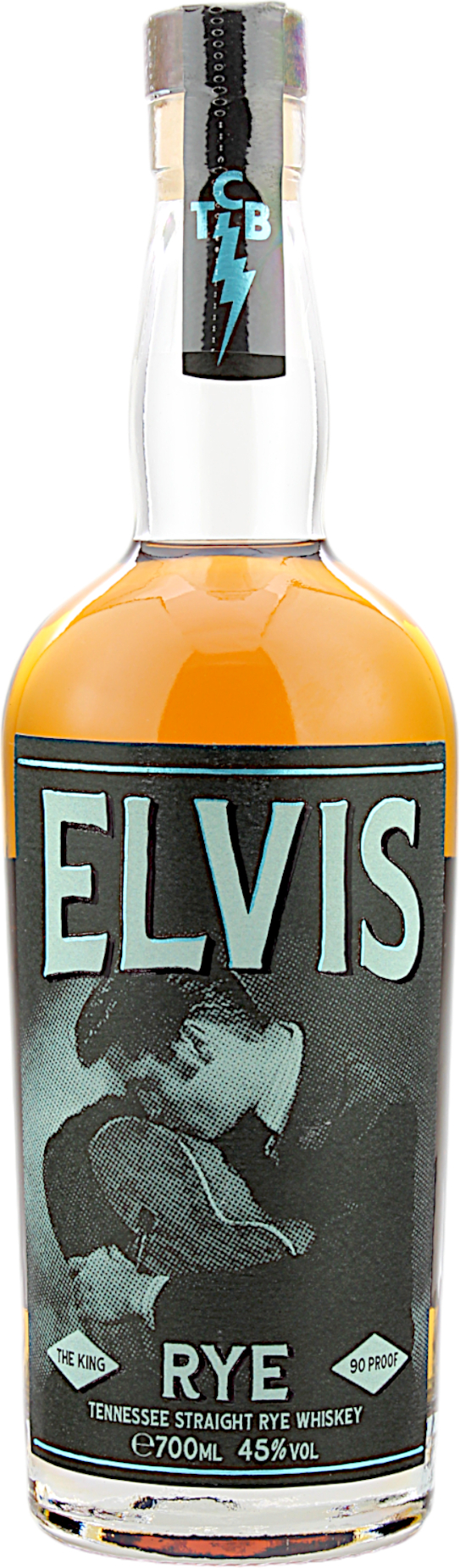 Elvis The King Straight Rye Whiskey 45.0% 0,7l