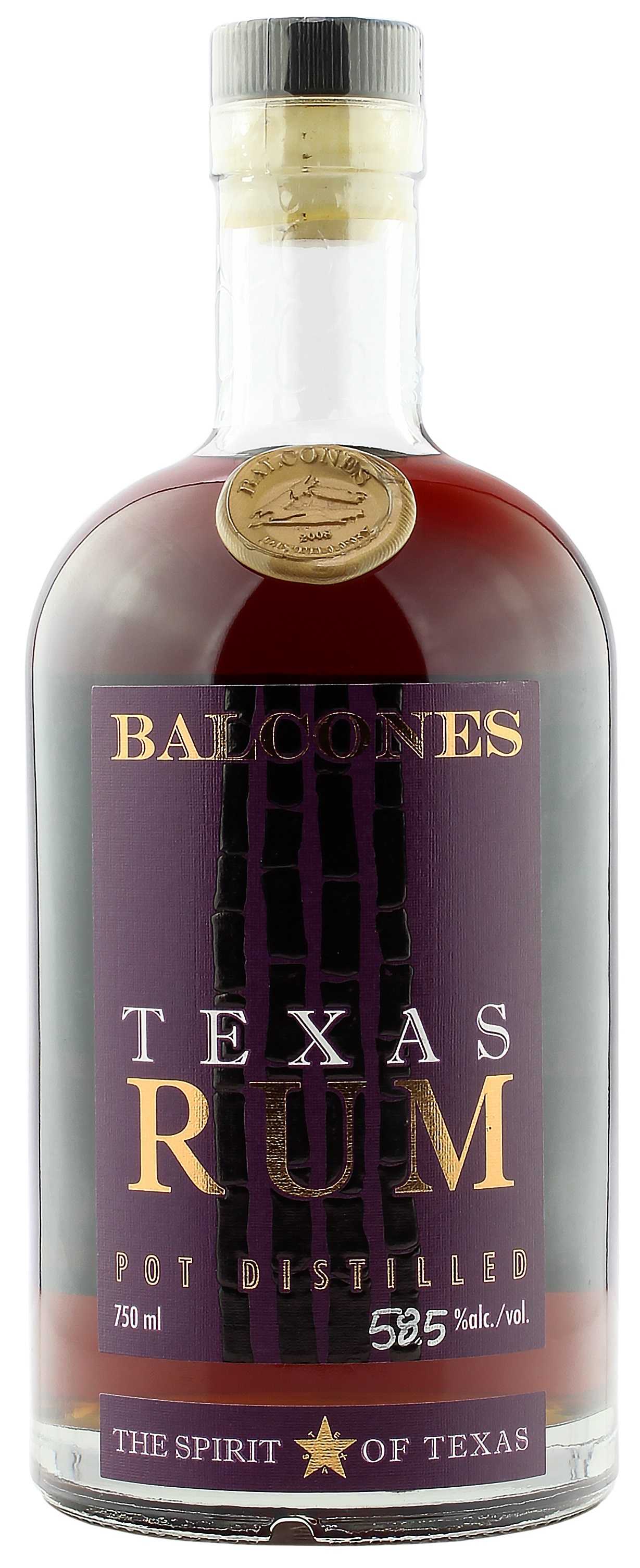 Balcones Texas Pot Still Rum Cask Strength 58.5% 0,7l