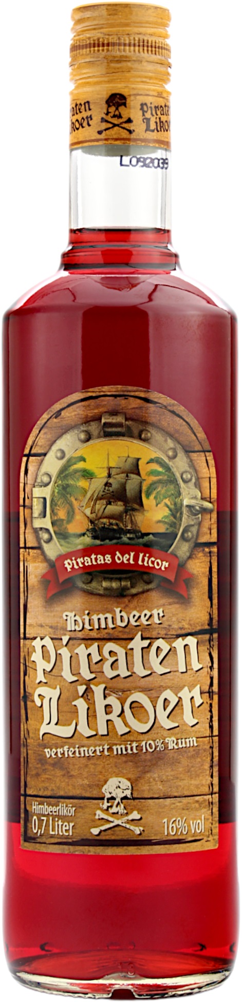 Himbeer Piraten Likör 16.0% 0,7l