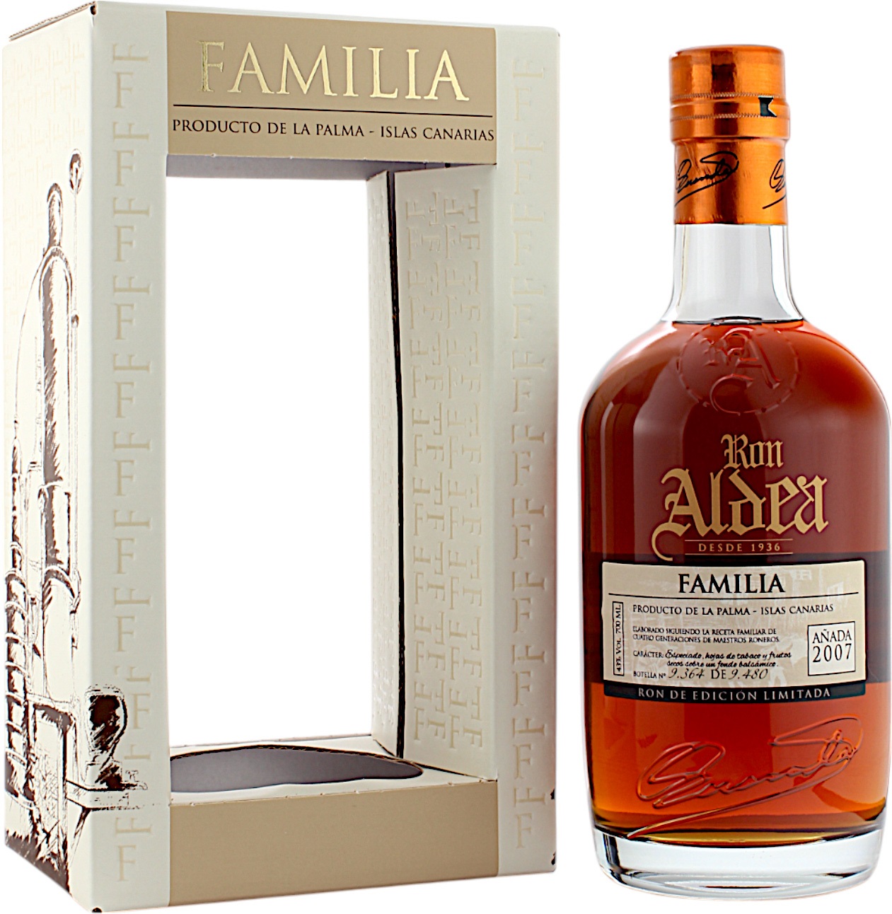 Ron Aldea Familia 16 Jahre 2007/2024 43.0% 0,7l