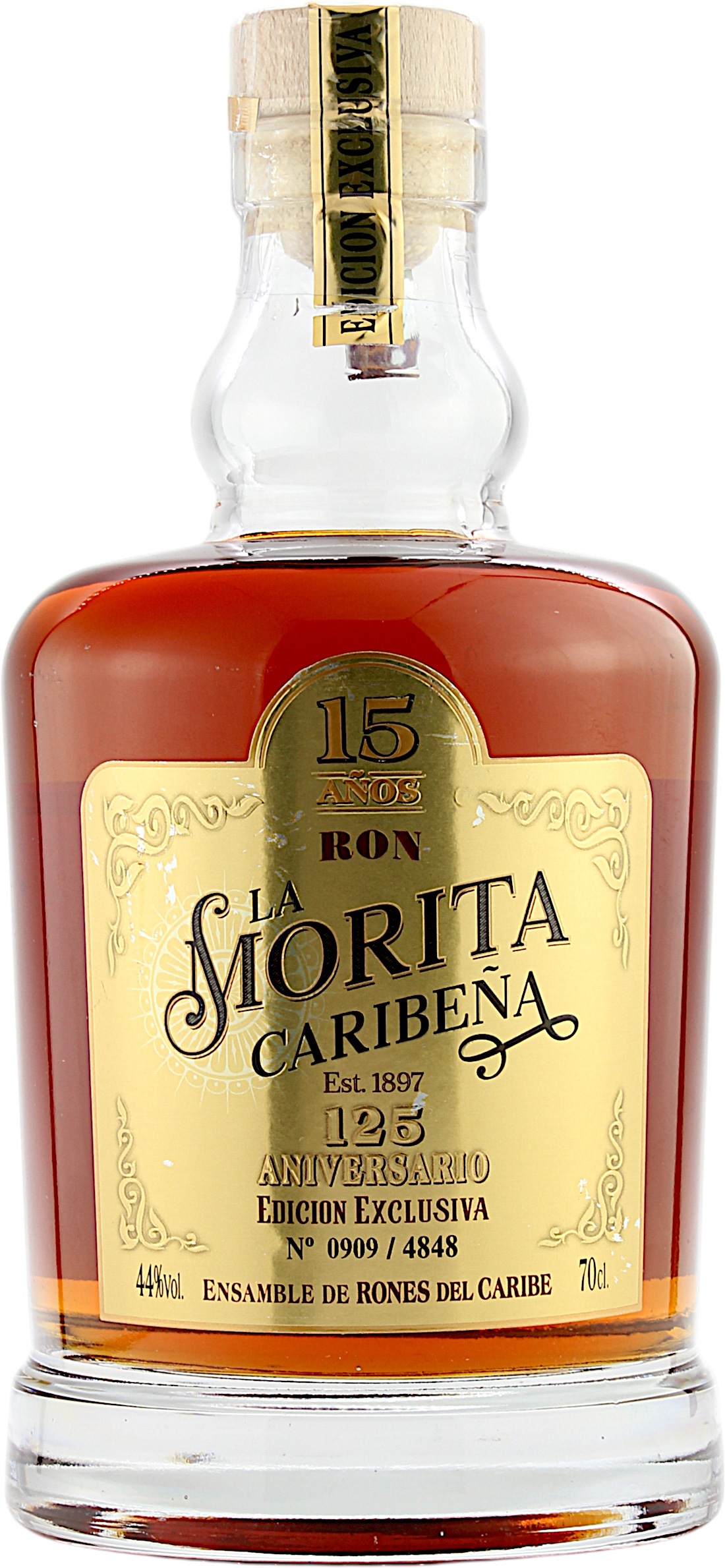 Ron La Morita Caribeña 15 Jahre 125 Aniversario Edicion Exclusiva 44.0% 0,7l