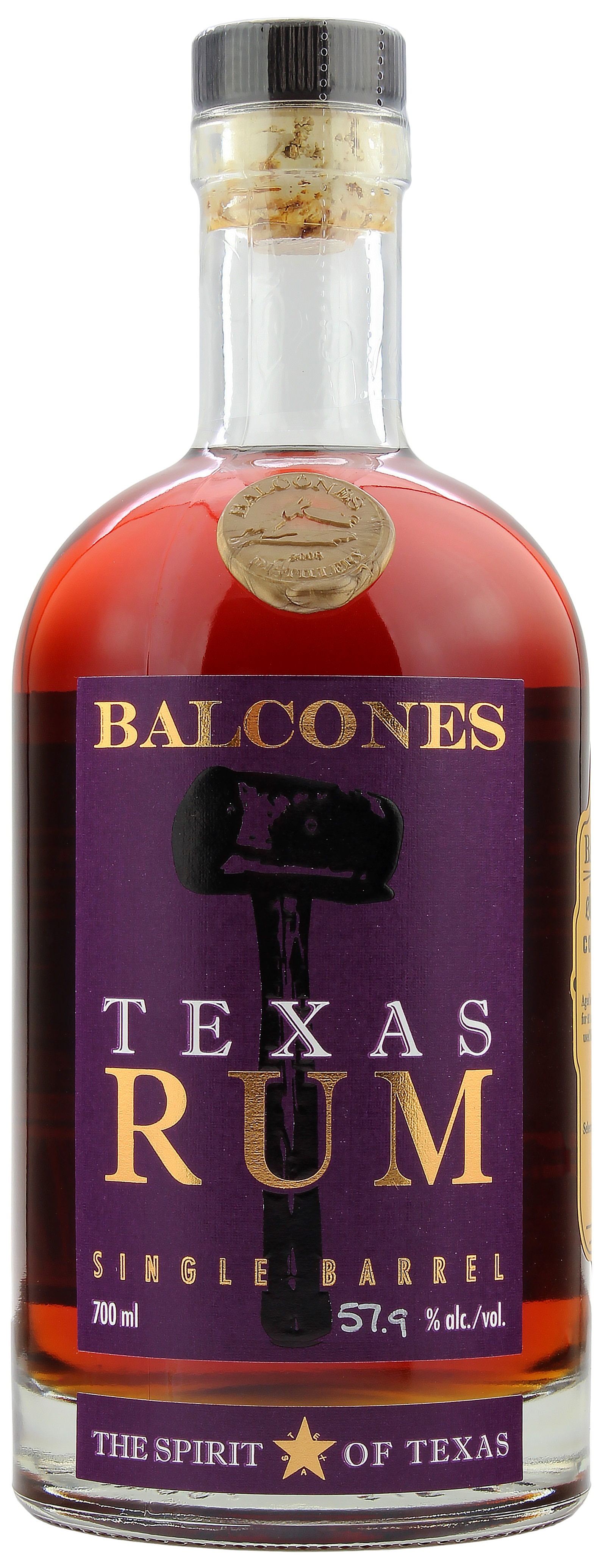 Balcones Texas Pot Still Rum Barrel Cask Strength 59.6% 0,7l